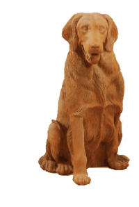 Thumbnail for Golden Retriever Cast Stone Outdoor Asian Collection Statues Tuscan 