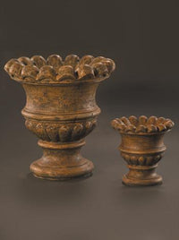 Thumbnail for Scallop Urn Ftn, Quatrefoil Fountain Fiore Stone 