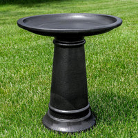 Thumbnail for Campania International Glazed Pottery Birdbath - S/1 BirdBath Campania International Antique Glaze 