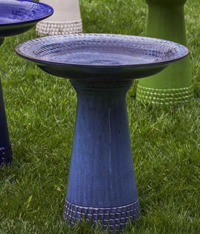 Tattersall Ceramic Terra Cotta Outdoor Garden Birdbath BirdBath Campania International 