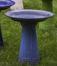 Thumbnail for Tattersall Ceramic Terra Cotta Outdoor Garden Birdbath BirdBath Campania International 
