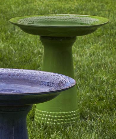 Tattersall Ceramic Terra Cotta Outdoor Garden Birdbath BirdBath Campania International 
