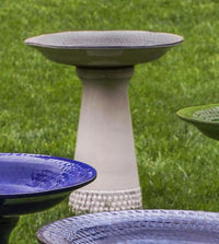 Thumbnail for Tattersall Ceramic Terra Cotta Outdoor Garden Birdbath BirdBath Campania International 