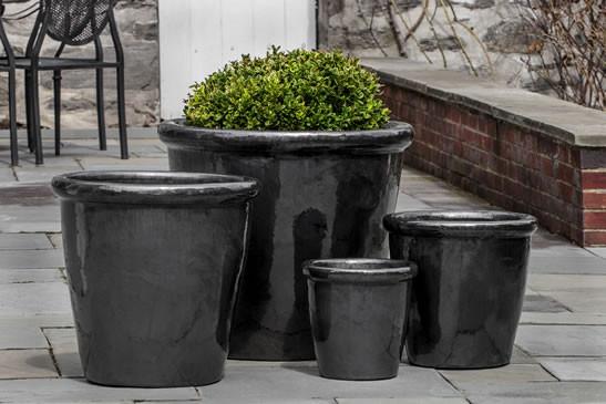 Campania International Glazed Terra cotta Saravah Planter Urn/Planter Campania International 