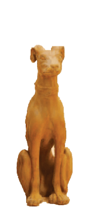 Thumbnail for Greyhound Small Cast Stone Outdoor Asian Collection Statues Tuscan 