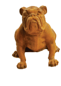 Thumbnail for Bull Dog Large Cast Stone Outdoor Asian Collection Statues Tuscan 