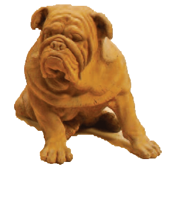 Shar Pei Cast Stone Outdoor Asian Collection Statues Tuscan 