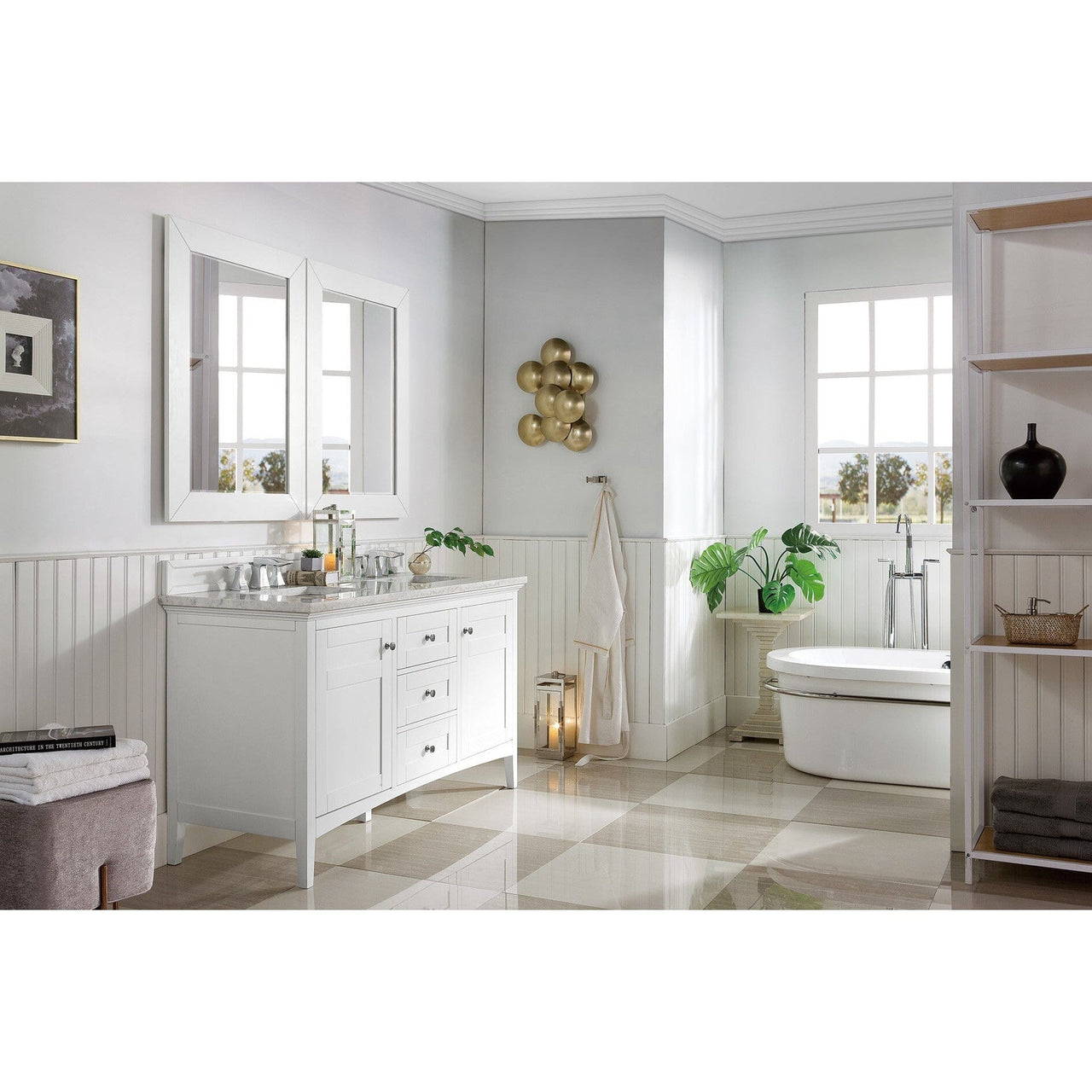 James Martin Palisades 60" Double Vanity Vanity James Martin 