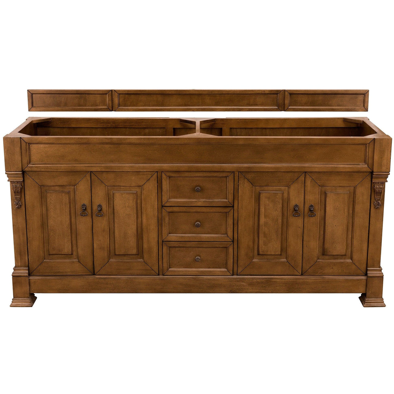James Martin Brookfield 72" Double Vanity Vanities James Martin Country Oak Cabinet Only 