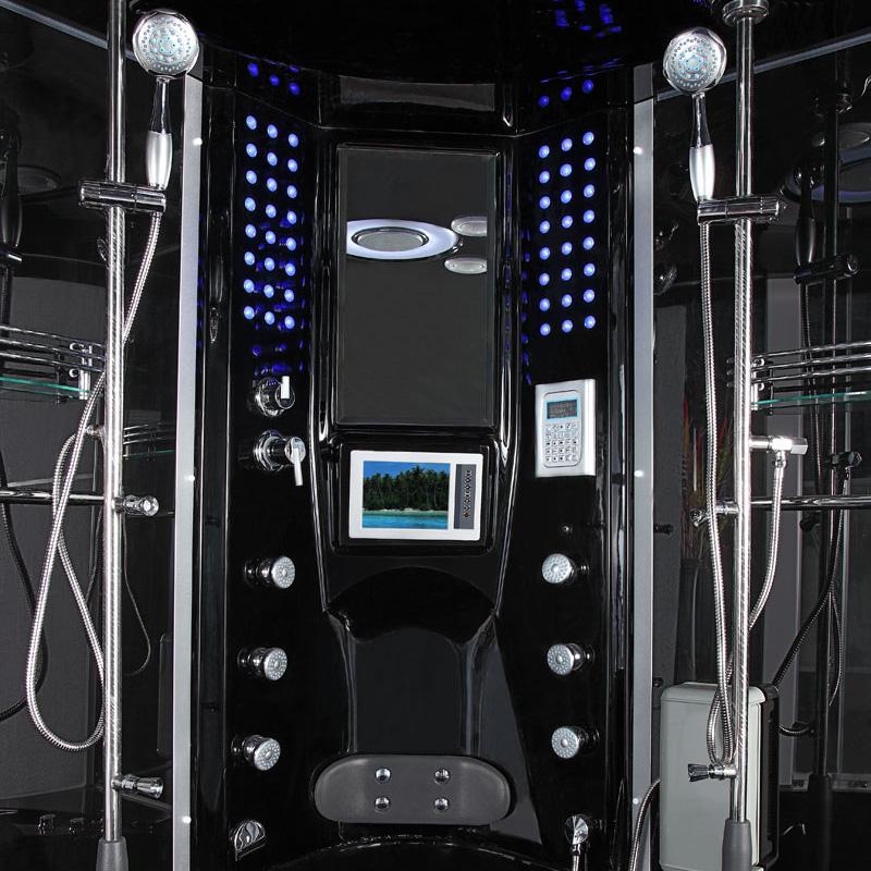 Maya Bath Florence-Black Steam Shower Steam Shower Maya Bath 