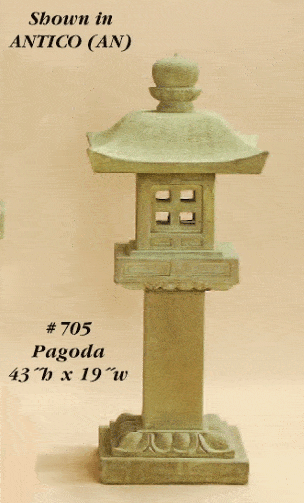 Pagoda Cast Stone Outdoor Asian Collection Asian Collection Tuscan 