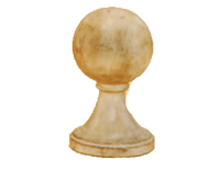 Thumbnail for Elegant Post Ball Cast Stone Outdoor Garden Planter Planter Tuscan 