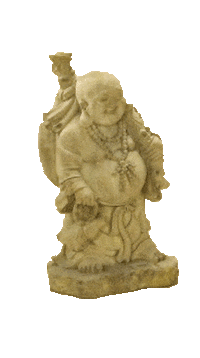 Thumbnail for Travelling Hotei Cast Stone Outdoor Asian Collection Asian Collection Tuscan 