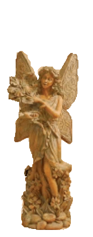 Thumbnail for Standing Fairy Cast Stone Outdoor Asian Collection Accessories Tuscan 