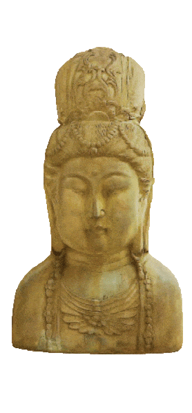 Quan Yen Bust Cast Stone Outdoor Asian Collection Asian Collection Tuscan 