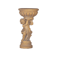 Thumbnail for Cherub Cast Stone Outdoor Garden Planter Planter Tuscan 