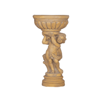 Thumbnail for Cherub Cast Stone Outdoor Garden Planter Planter Tuscan 
