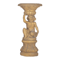 Thumbnail for Bacchanalia Urn Cast Stone Outdoor Garden Planter Planter Tuscan 