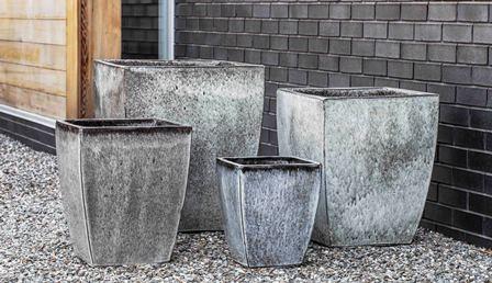 Campania International Glazed Terra cotta Blake Planter Urn/Planter Campania International 