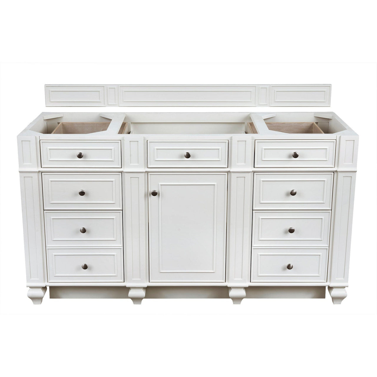 James Martin Bristol 60" Single Vanity Vanity James Martin Bright White Cabinet Only 