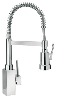 Thumbnail for Latoscana Dax Single Handle Kitchen Faucet With Spring Spout In Chrome Kitchen Faucet Latoscana 