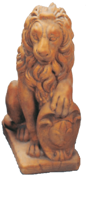 Firence Lion Cast Stone Outdoor Asian Collection Tuscanbasinss Right Natural (N) 