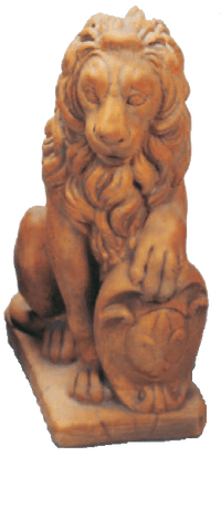 Thumbnail for Firence Lion Cast Stone Outdoor Asian Collection Tuscanbasinss Right Natural (N) 