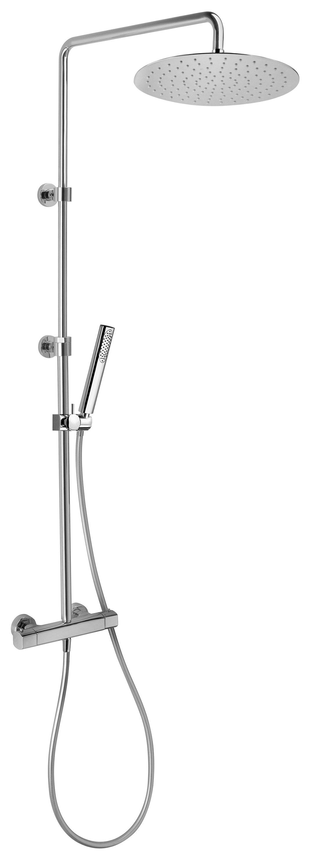 Latoscana Novello 86CR689 Adjustable shower column Chrome bathtub and showerhead faucet systems Latoscana 