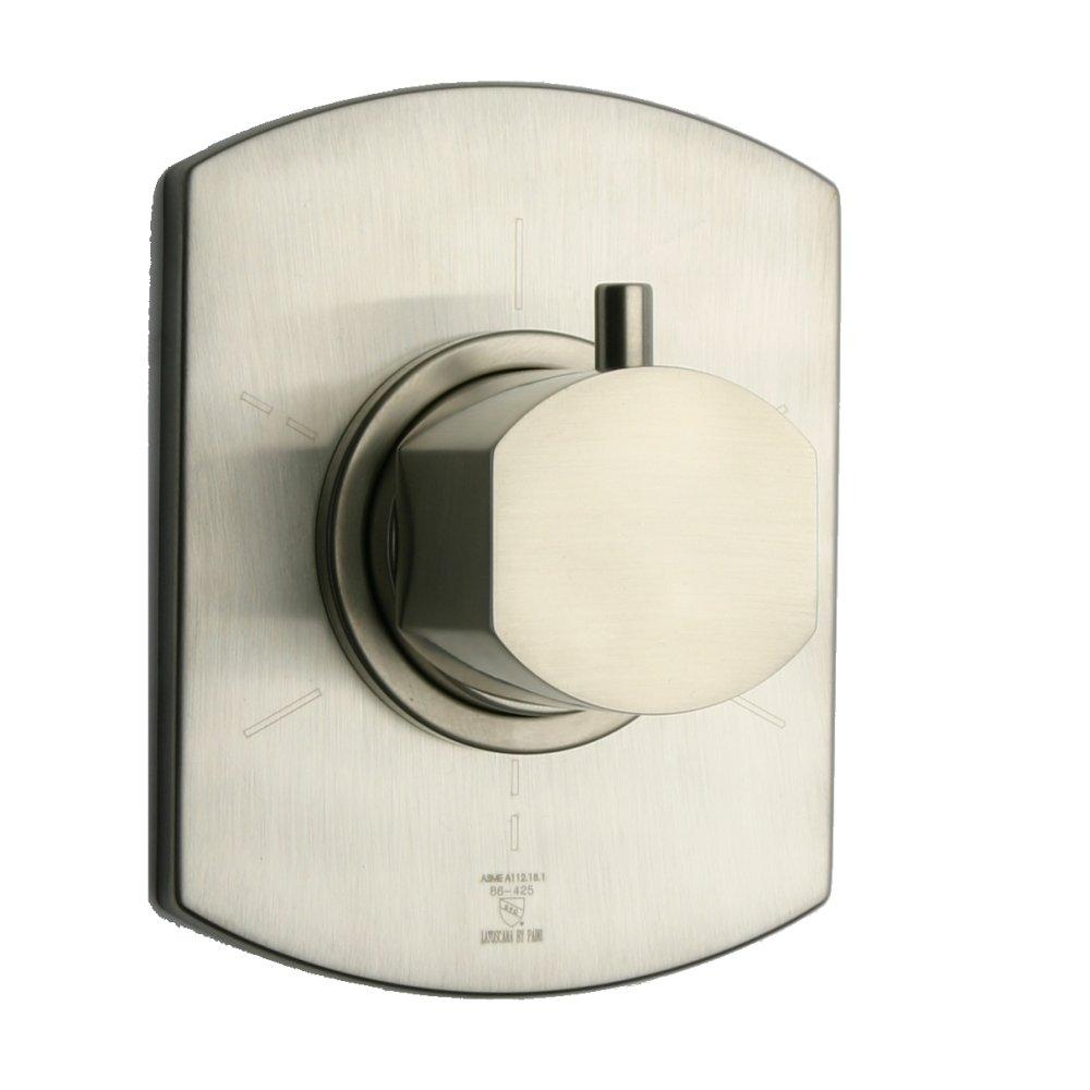 Latoscana Novello 3/4" Thermostatic Valve Only In Brushed Nickel bathroom fixture hardware parts Latoscana 