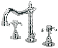 Thumbnail for Latoscana Ornellaia Roman Tub With Cross Handles In A Chrome finish bathtub faucets Latoscana 