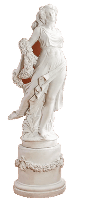 Thumbnail for Dancer of the Roses Cast Stone Outdoor Asian Collection Statues Tuscan 