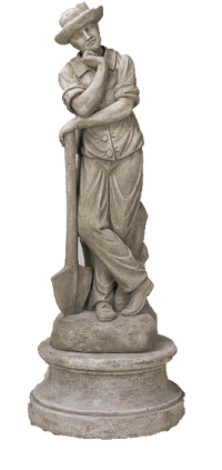 Thumbnail for Contadino Statue Cast Stone Outdoor Asian Collection Statues Tuscan 