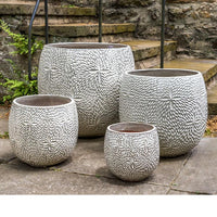Thumbnail for Campania International Sand Dollar Planter Urn/Planter Campania International Cream Medium 