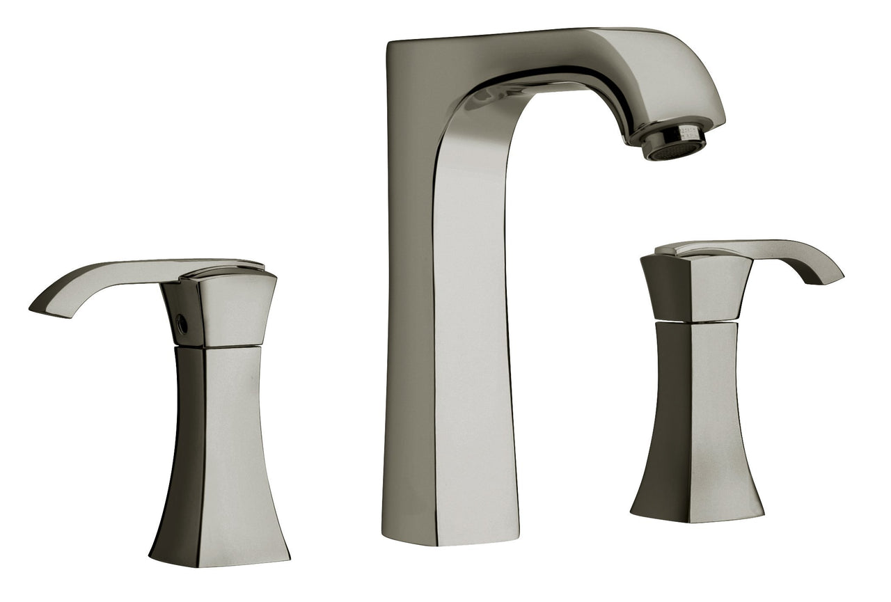 Latoscana Lady Roman Tub With Lever Handles In Brushed Nickel bathtub faucets Latoscana 