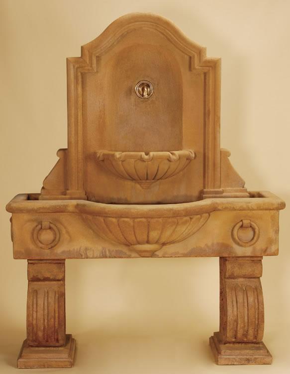Anduze Foundation For Outdoor Cast Stone Garden Fountain fountain Tuscan 