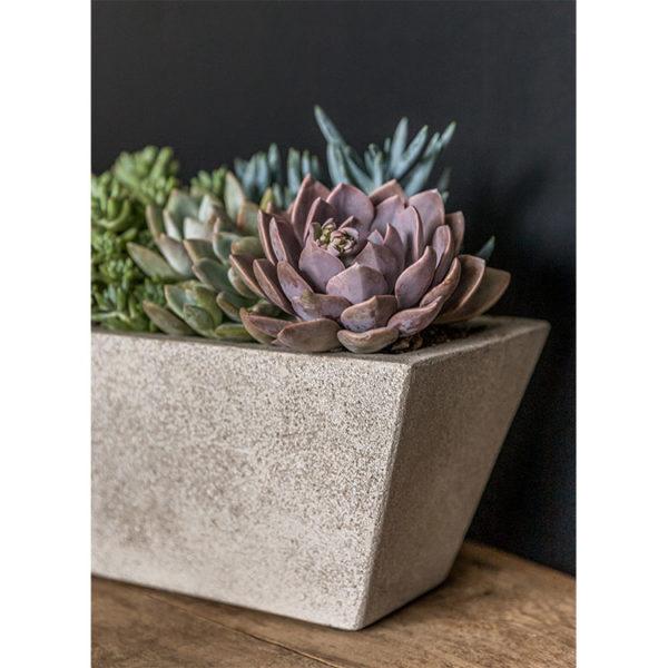 Campania International Tapered Rectangle Planter Urn/Planter Campania International 