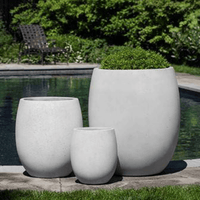 Thumbnail for Campania International Fiber Cement Laguna Planter Urn/Planter Campania International 