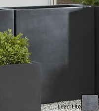 Thumbnail for Campania International Fiber Clay ML Rect 3636 Urn/Planter Campania International 