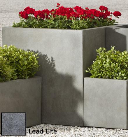 Campania International Fiber Clay ML Sq 3636 Urn/Planter Campania International 