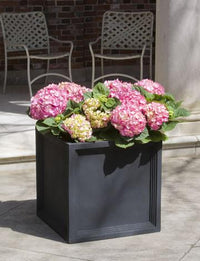 Thumbnail for Campania International Fiber Clay Sm Sandhurst Sq Plntr Urn/Planter Campania International 