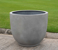 Thumbnail for Campania International Fiber Clay Danilo Planter - (S/5) Urn/Planter Campania International Stone Grey Lite Extra Large 