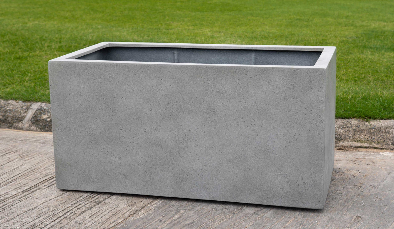 Campania International Fiber Clay Sandal Planter 591836 - S/1 Urn/Planter Campania International Stone Grey 