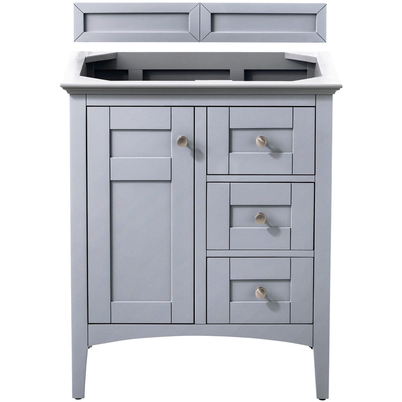 James Martin Palisades 30" Single Vanity Vanity James Martin Silver Gray Cabinet Only 