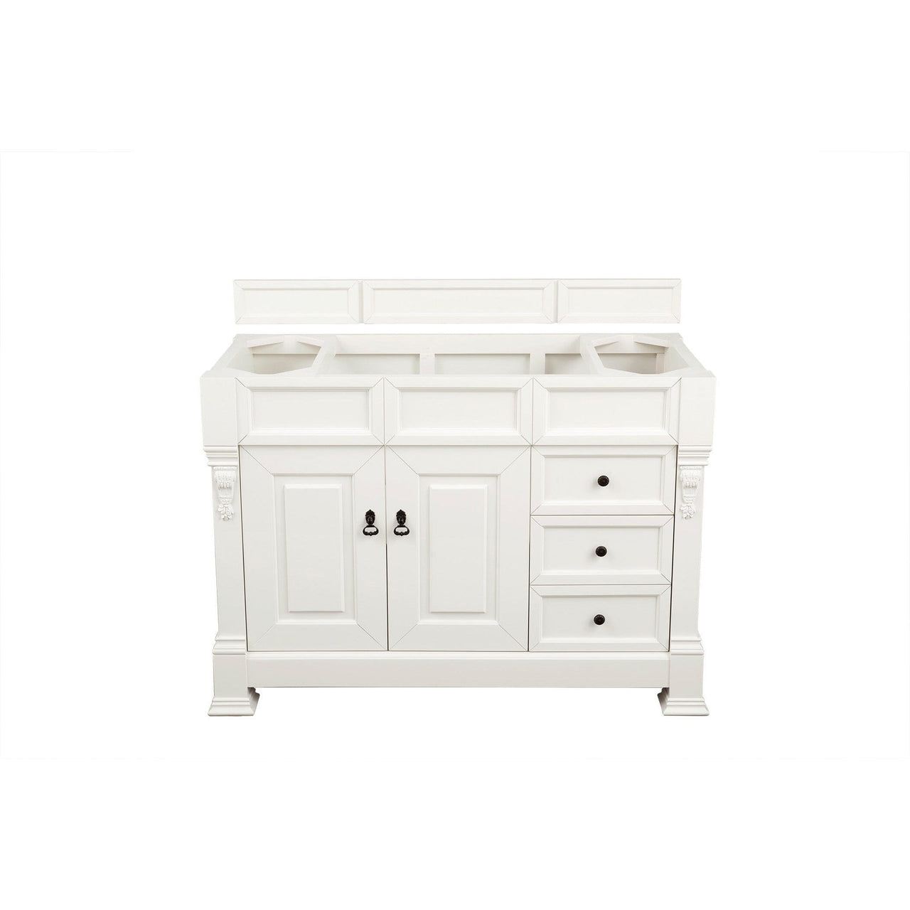 James Martin Brookfield 48" Single Vanity Vanities James Martin Bright White Cabinet Only 
