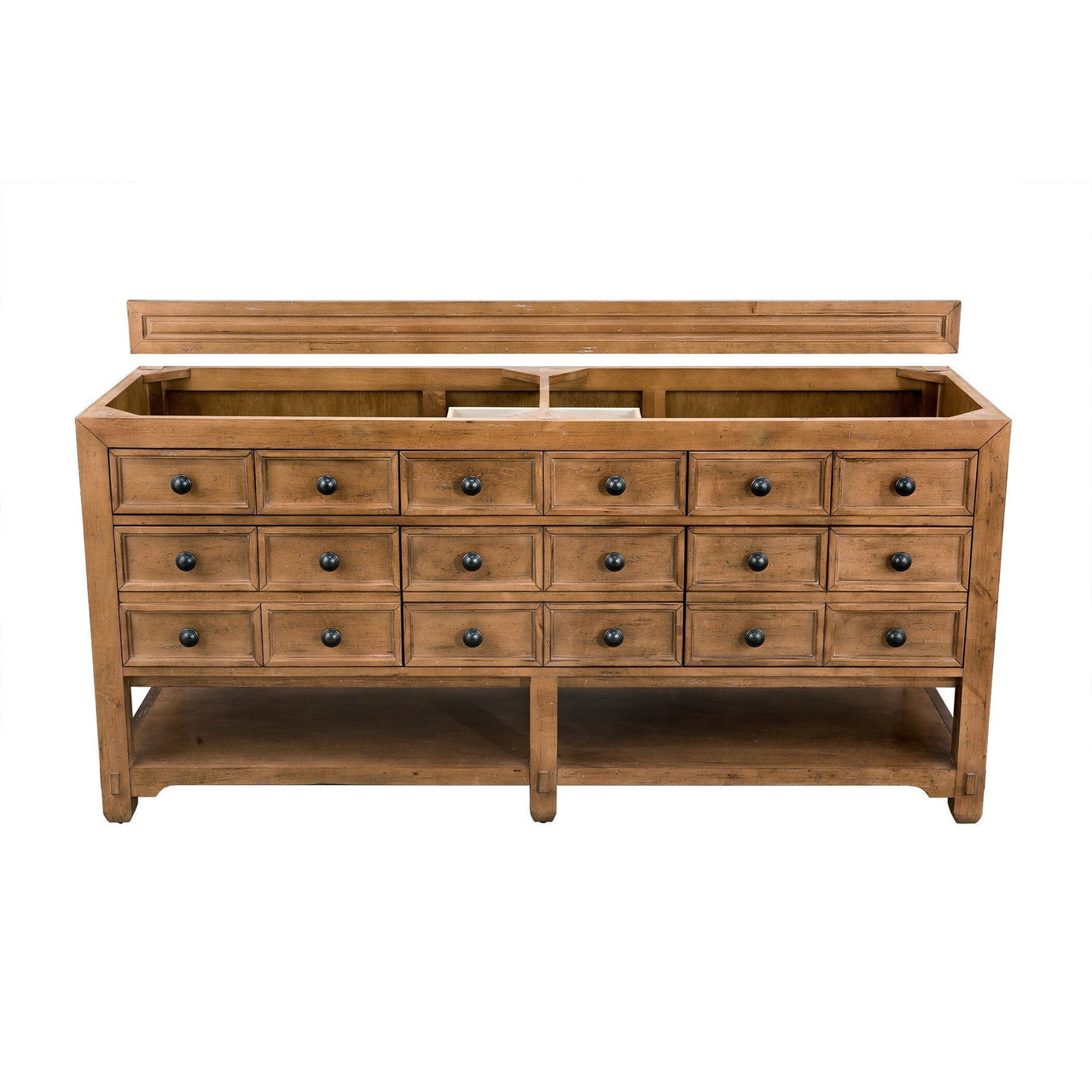James Martin Malibu 72" Double Vanity Vanity James Martin Honey Alder Cabinet Only 