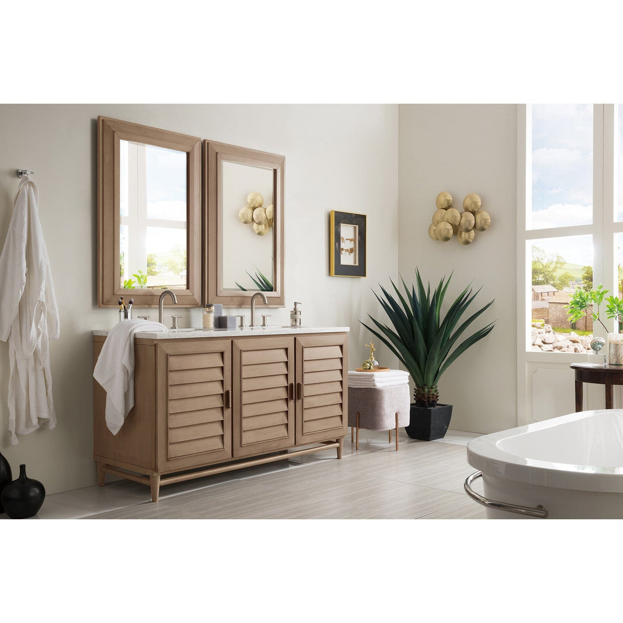 James Martin Portland 60" Double Vanity Vanity James Martin 