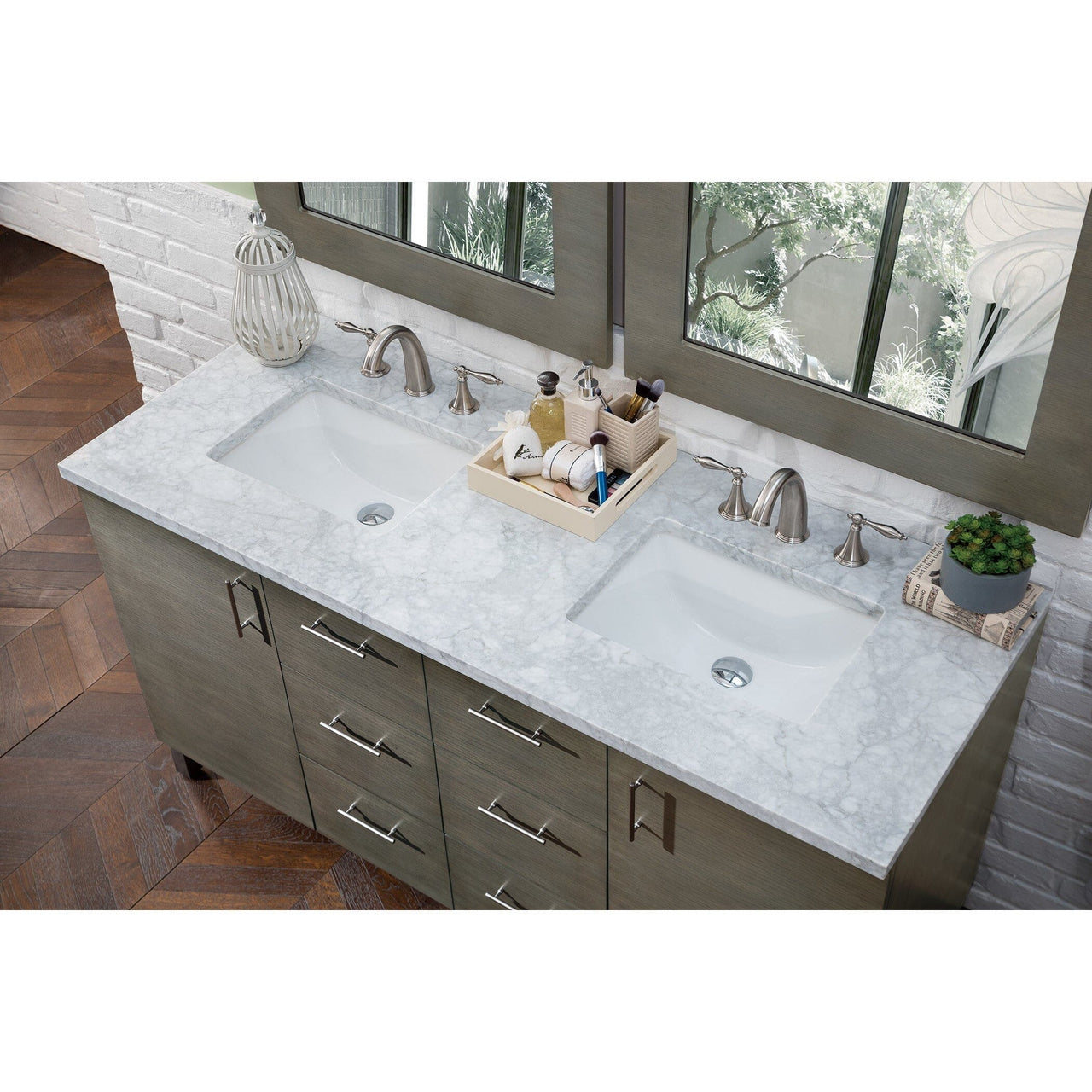 James Martin Metropolitan 60" Double Vanity Vanity James Martin 