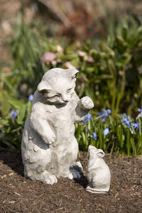 Thumbnail for Campania International Cast Stone Playful Kitten Statuary Campania International 