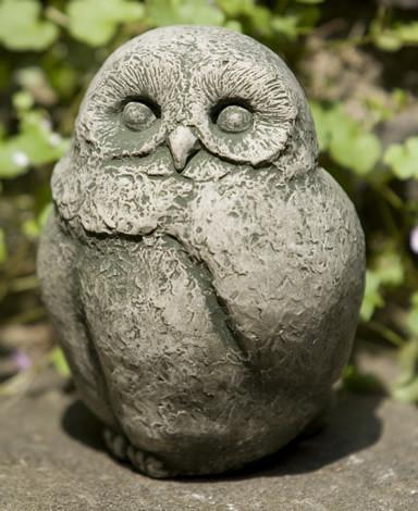 Campania International Cast Stone Baby Barn Owl Statuary Campania International 