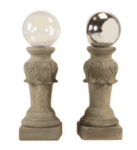 Thumbnail for Acantbus Gazing Globe Stand Cast Stone Outdoor Garden Planter Planter Tuscan 